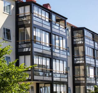 Balco Glasinddækkede altaner - Ejboparken, Roskilde