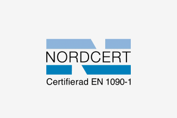Balco er Certificeret i Nordcert EN-1090-1. Balco er certificeret i henhold til EN 1090-1 (Cert. nr.: 1505-CPR-CS1017). Balco udfærdiger en ydeevnedeklaration og CE-mærkning i overensstemmelse med Byggevareforordningen (EU) nr. 305/2011.